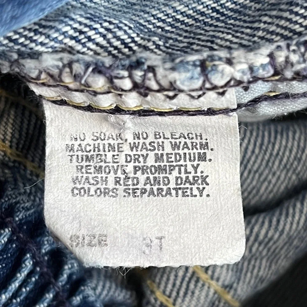 Vintage OshKosh Bgosh Girls Denim Mini Skirt Medium Wash Pleated Elastic 4T